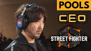 CEO 2024 SF6 POOLS F amp G Daigo iDom JOE UMEROGAN Fatality Street Fighter 6 Tournament [upl. by Yseult]