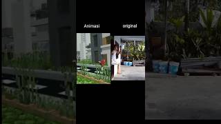 Jangan kemana mana pak 🗿Animasi Vs Original   minecraft animation prisma3d [upl. by Ahsimal]