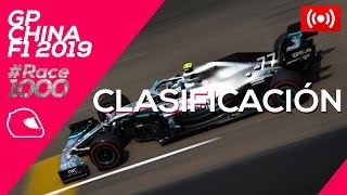 GP de China F1 2019  Directo clasificación [upl. by Ycnaffit]