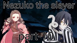 Nezuko the slayerpart10 befriend the snake [upl. by Morocco]