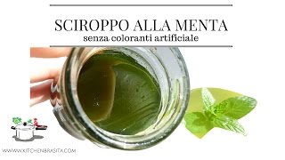 SCIROPPO DI MENTA FATTO IN CASA Ricetta facile DI GABRI [upl. by Amocat645]