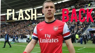 FLASHBACK Lukas Podolski  Arsenal ● Goals skills assists ● [upl. by Isidro114]