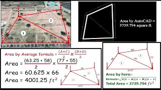 How to Calculate Land Area  Irregular Shape  Part I [upl. by Solis]