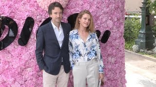 Natalia Vodianova and Antoine Arnault at the Dior Homme Menswear SS 2019 Fashion Show in Paris [upl. by Norrad]