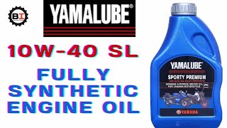 YAMALUBE 10W40 FULL  SYNTHETIC ENGINE OIL yamalube bestyamahaoil bikeinfotech [upl. by Kieffer293]