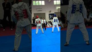 Taekwondo Match sporttaekwondo taekwondofight fitness taekwondomatch taekkwondoworkout shorts [upl. by Llemij160]