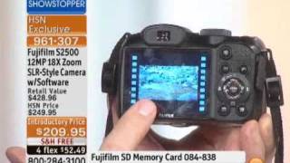 Fujifilm S2500 12MP 18X Zoom SLRStyle Camera with Softw [upl. by Akela543]