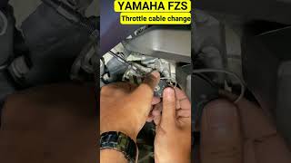 FZ Throttle Cable Replacement shorts [upl. by Merridie]