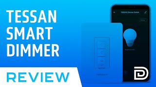 WiFi Smart Dimmer Switch Installation  TESSAN Smart Dimmer Light Switch Setup amp Review [upl. by Amii]