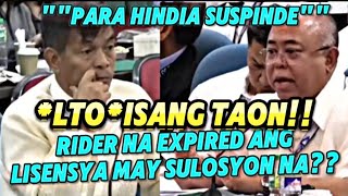 RIDERPWEDI NA MAG APELA KAPAG EXPIRED ANG LISENSYA CONG BOSITA [upl. by Jarlath481]