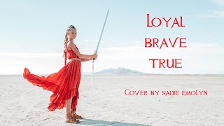 Loyal Brave True Mulan  Christina Aguilera  Official MV Cover by Sadie Emolyn OVCC [upl. by Errecart]