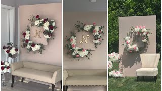 Dollar Tree Foam Board Backdrop Diy Elegant Backdrop [upl. by Purvis]