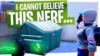 I cant believe this new nerf in Fortnite RIP Pump Shotgun [upl. by Osana407]