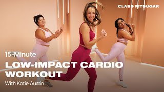 15Minute LowImpact Cardio With Katie Austin  POPSUGAR FITNESS [upl. by Maclean465]