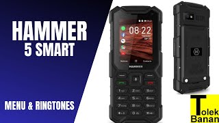 HAMMER 5 Smart LTE  Unboxing  Menu amp Ringtones  Dzwonki  KaiOS [upl. by Talmud868]