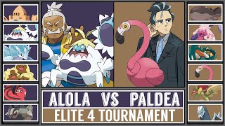 Quarterfinal ALOLA vs PALDEA  Elite 4 Pokémon Tag Team Tournament Battle 4 [upl. by Pfeffer745]