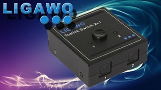 Hardware  Ligawo POCKET SPDIF Toslink Umschalter Switch 2x1 [upl. by Resneps]