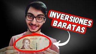 3 INVERSIONES con POCO DINERO en Argentina [upl. by Oirelav]