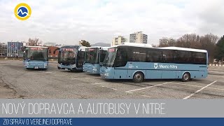 Nový dopravca a autobusy v Nitre 7122021 [upl. by Martine]