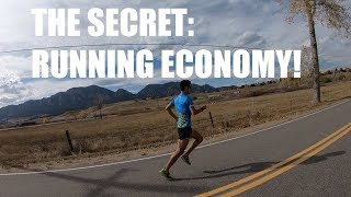 THE MOST IMPORTANT FACTOR IN DISTANCE RUNNING SUCCESS RUNNING ECONOMY  Sage Canaday Training Tips [upl. by Lacram586]