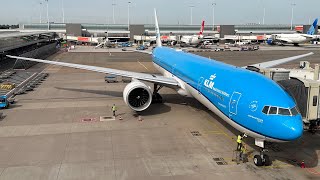 TRIPREPORT KLM Boeing 777300ER  Amsterdam  Johannesburg  Economy Comfort [upl. by Attena]