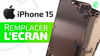 Comment changer lécran de liPhone 15  Tuto Bricophone [upl. by Douville733]