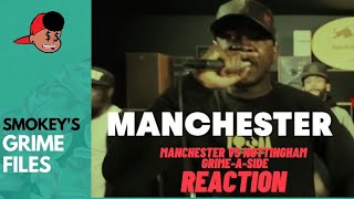 American Rapper First Time Hearing Manchester vs Nottingham GrimeASide 2016 Reaction [upl. by Ahsimik]