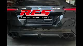 BMW Z4 G29 M40I 30T upgrade with RES Exhaust Titanium Valve Catback Exhaust System Cold Sound Check [upl. by Haynor965]