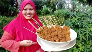 CARA BUAT SATAY DAGING BY KAK NURTIP RESEPI NIAGA MAKCIK [upl. by Karita]