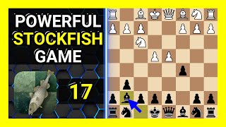 Powerful Stockfish 17 Chess Game Sicilian Defense Hyperaccelerated Pterodactyl [upl. by Seidule756]