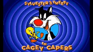 Eng Sylvester amp Tweety in Cagey Capers  Walkthrough 1080pEPX [upl. by Bergeman]