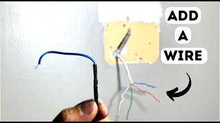 The Easiest Way To Add A Wire  Google Nest  Ecobee Smart Thermostat C Wire [upl. by Tteve]