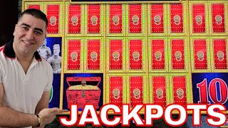 JACKPOTS On MILLION DOLLAR Dragon Link Slot [upl. by Jenn]