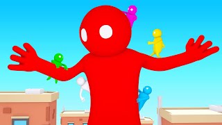 TAKE DOWN The GIANT In Gang Beasts [upl. by Atnauqahs]