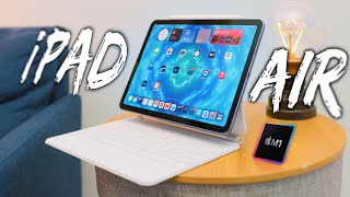 iPad Air 2022 M1 UNBOXING  SETUP iPad Air 5th Gen in PINK 💕  iPad Air REVIEW [upl. by Annodal654]