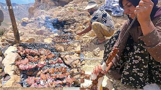 Preparing lunch for guests  nomadic life in Iran [upl. by Elletnwahs721]