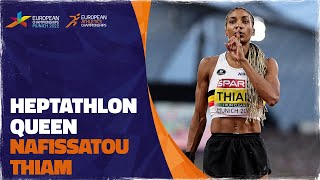 Nafi Thiams Heptathlon Gold  European Athletics Championships  Munich 2022 [upl. by Schreck]