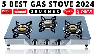 Best 3 Burner Gas Stove 2024⚡ Best Cooktop in India ⚡ Best Gas Chulha in India ⚡ Gas Cooktop [upl. by Samaj]