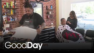 Free haircut event at HAIRitage Barbershop [upl. by Dleifrag]