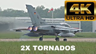 4K DOUBLE TORNADO TAKEOFF  NORVENICH AIRBASE [upl. by Weide901]