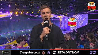 Crazy Raccoon VS Zeta Division  Game 3  Brawl Stars World Finals 2024  Day 1 [upl. by Tobye210]