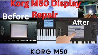 KORG M50 Display Problem Solution  Casio 9000in keyboard indian tones  Piano Keys Not Working [upl. by Neleh970]