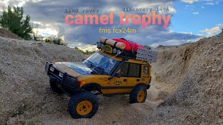 CAMEL TROPHY 1996  FMS FCX24 M  TEST BRIEFING  LAND ROVER DISCOVERY  LEGO DRIVER [upl. by Salena]