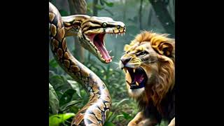 lion and anaconda sher aur anaconda ki kahaniएनाकोंडा या शेर [upl. by Pegasus]