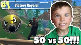 VERSION 2 50 VS 50 MODE in FORTNITE VICTORY ROYALE [upl. by Adnolrehs692]