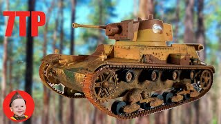 Light Tank Unbox and Build Spojnia Czolg Lekki 7TP [upl. by Riada]