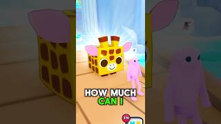 How Many Diamonds for Huge Shiny Giraffe Roblox Pet Simulator 99 [upl. by Noseaj406]