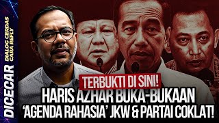 TERBUKTI DI SINI HARIS AZHAR BUKABUKAAN AGENDA RAHASIA JKW amp PARTAI COKLAT [upl. by Mackenzie]