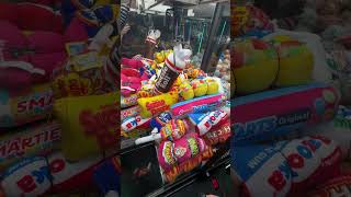 I Could Not Stop Winning GIANT CANDY From This Claw Machine [upl. by Ettennek93]