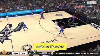 NBA 2K25  Block and bounce alleyoop [upl. by Atnod954]